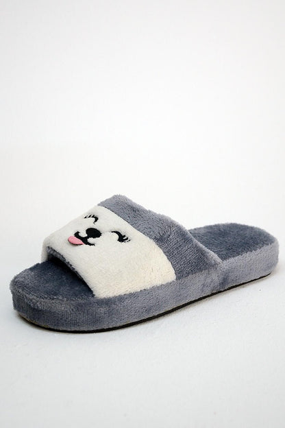 Cute Cat Comfortable Sole Women's House Slippers 999-15-22