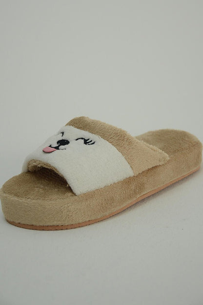 Cute Cat Comfortable Sole Women Home Slippers 999-15-22