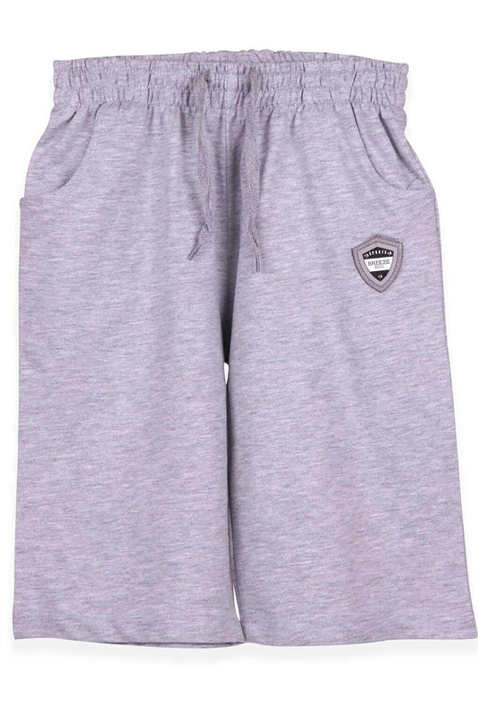 Boy Child Capri Crest Light Gray Melange (Age 10-12)