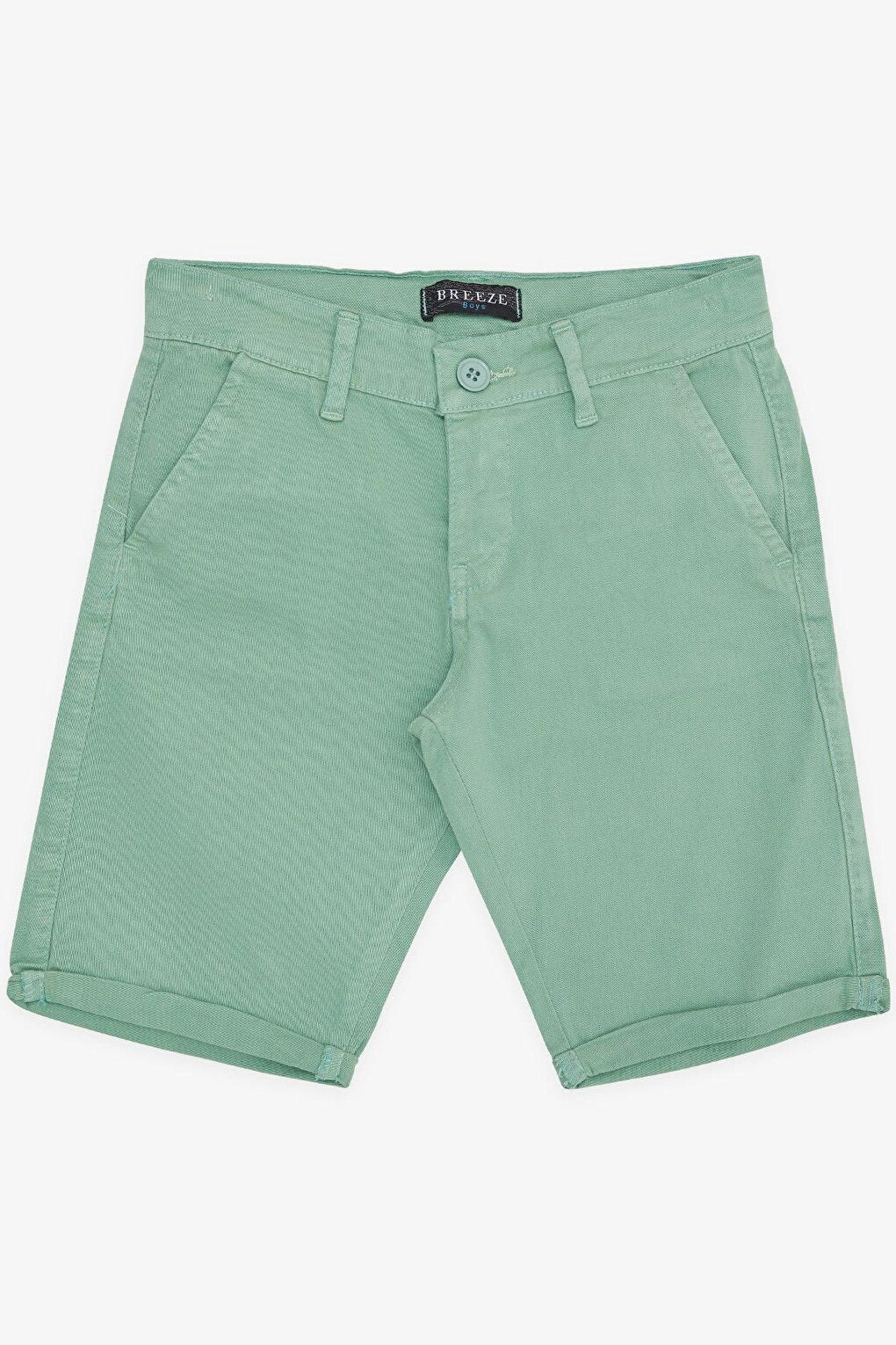 Boy's Capri Pocket Buttoned Mint Green (Ages 8-14)