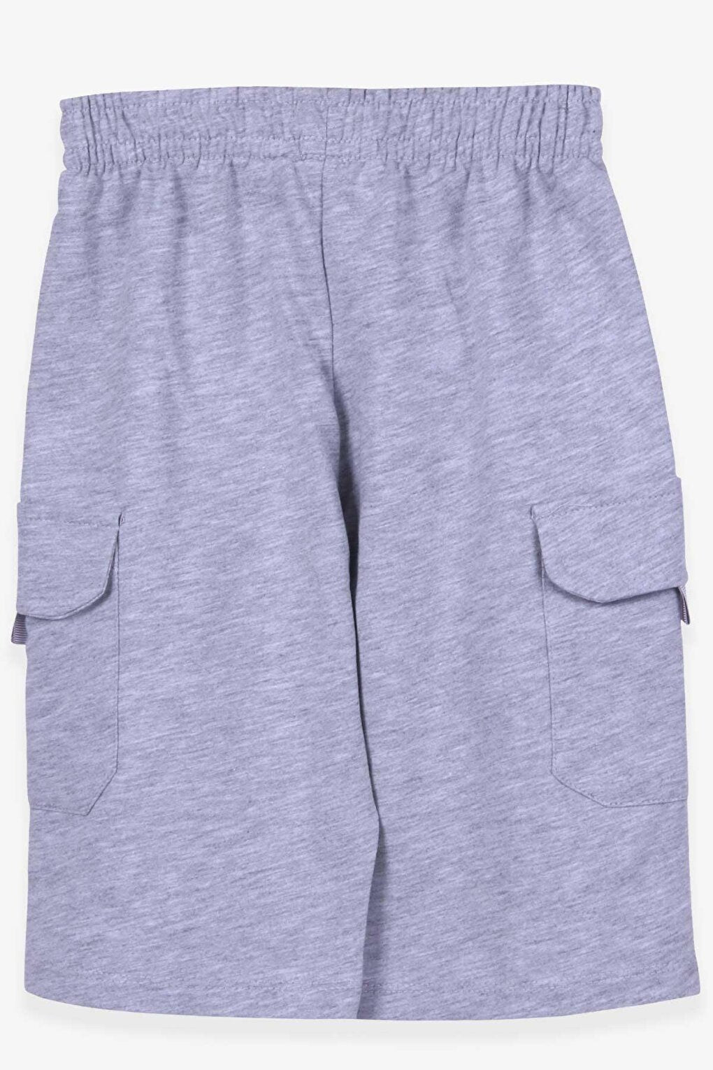 Boy Capri Light Gray Melange (Age 8-12)