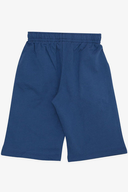 Boy Capri Embroidered Pocket Lace Accessory Indigo (4-9 Years)