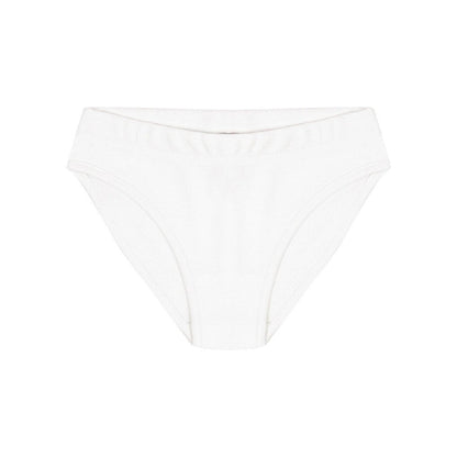 Winter Flowers / White Rib Panties Double Pack