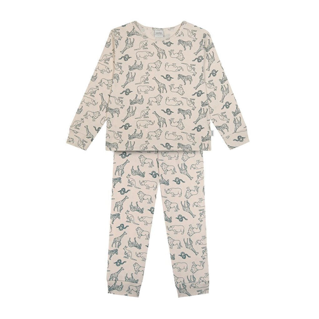 Animal Kingdom Long Sleeve Pajama Set