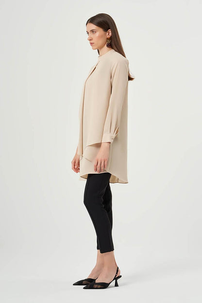 Front Layered Mink Tunic