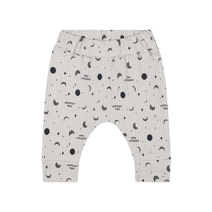 Tiny Moon Patterned Sweatpants Trousers