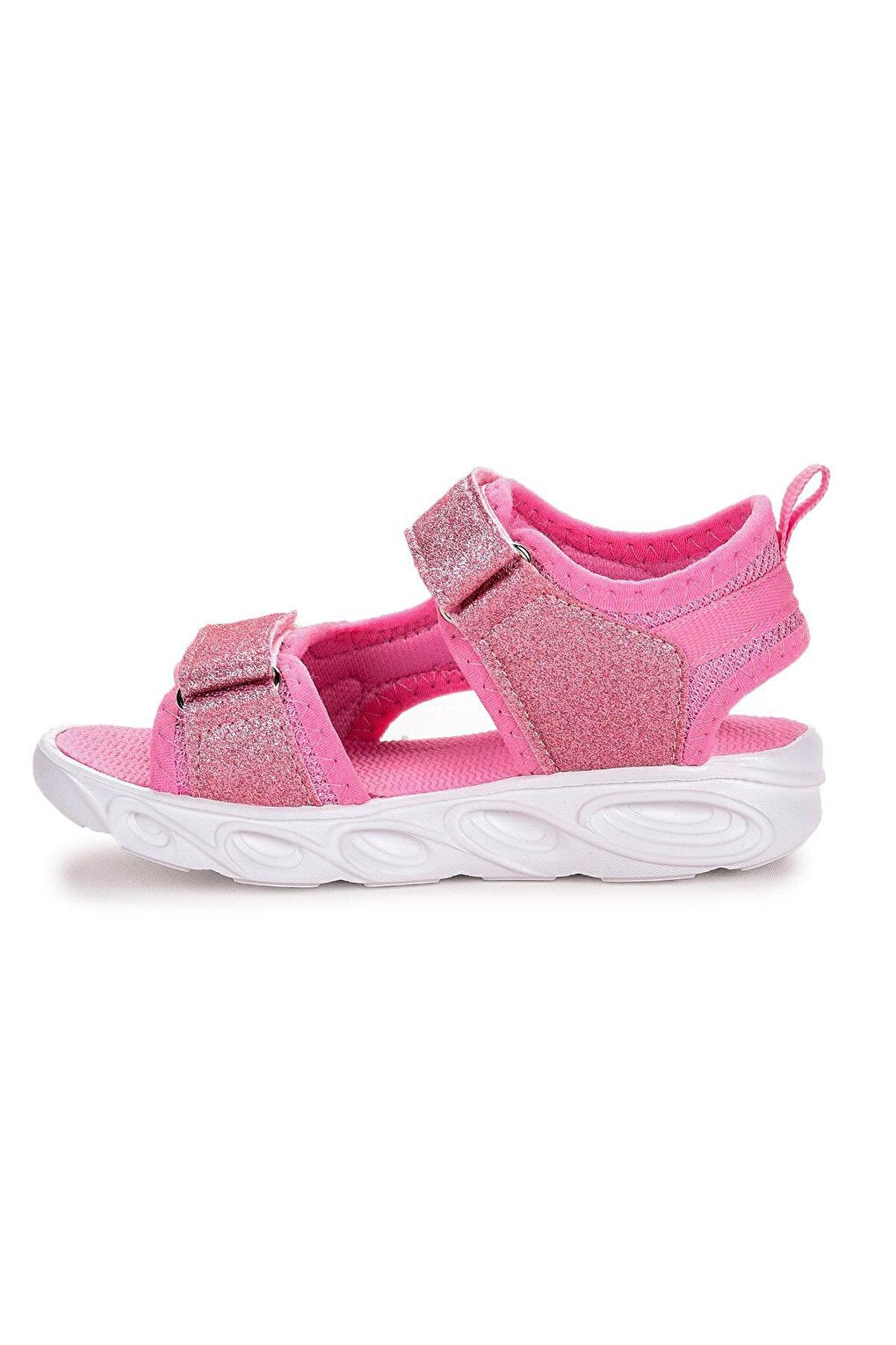 102 Glittering Light Girls Velcro Sandal Shoes