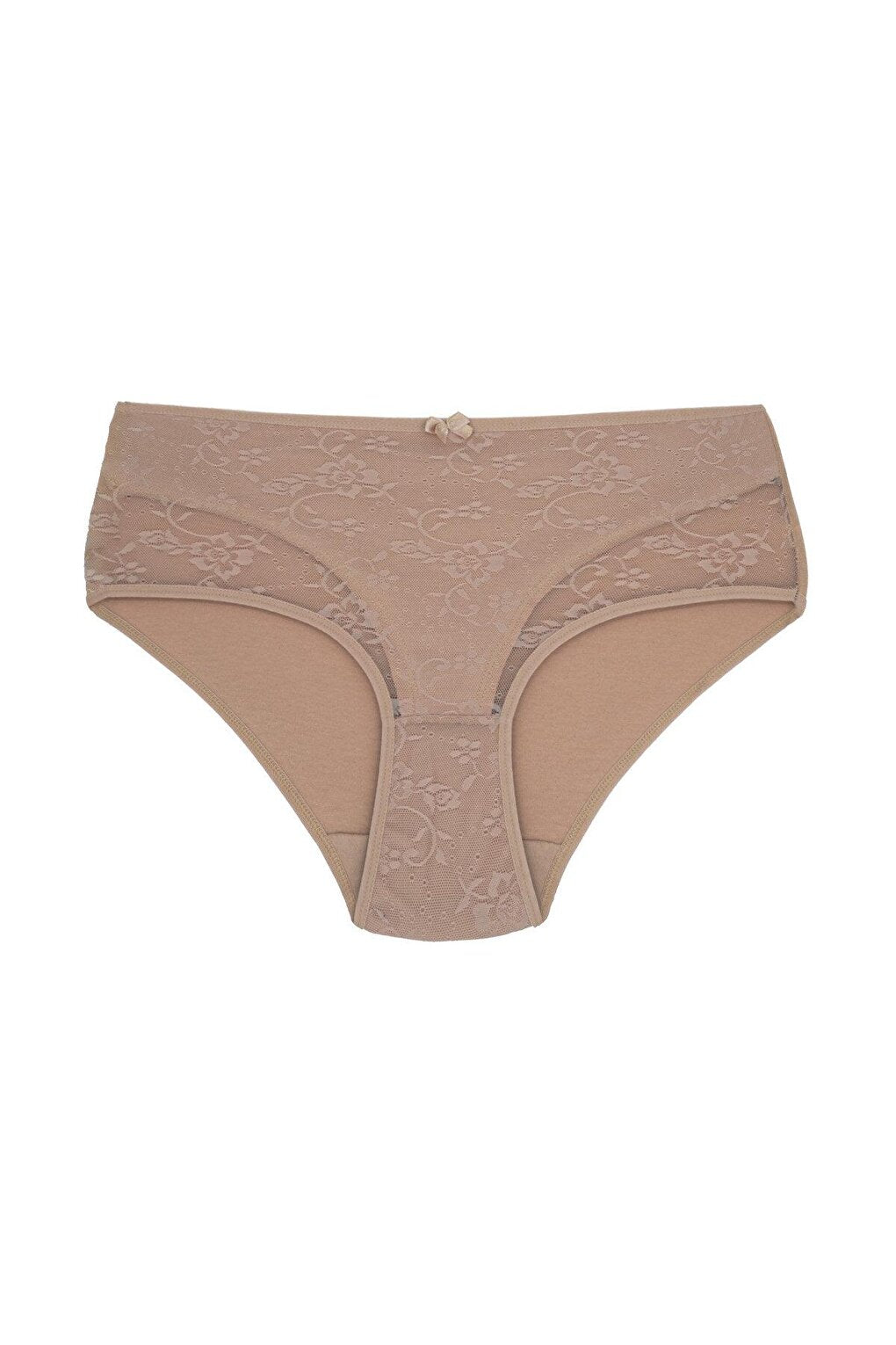 Cotton Front Lined Lez Lace High Waist Women's Panties 2-pack