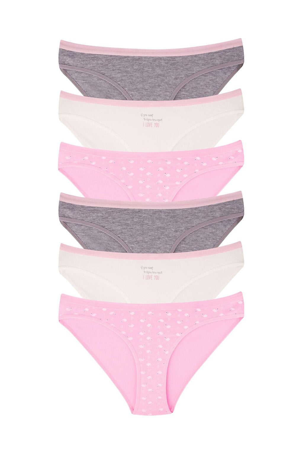 Women's Cotton Lycra Panties 6 Pack