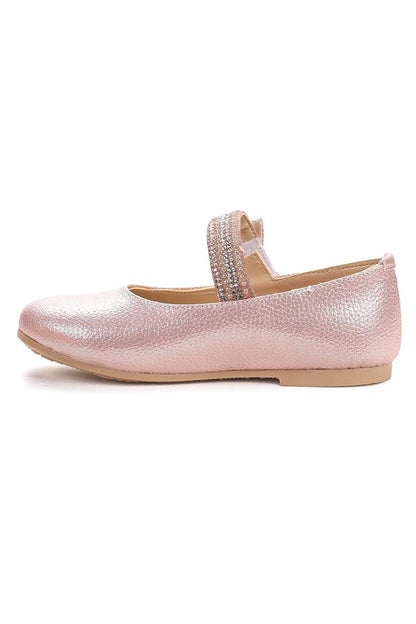 Velcro Girls' Stone Ballerina Shoes 252 Vakko