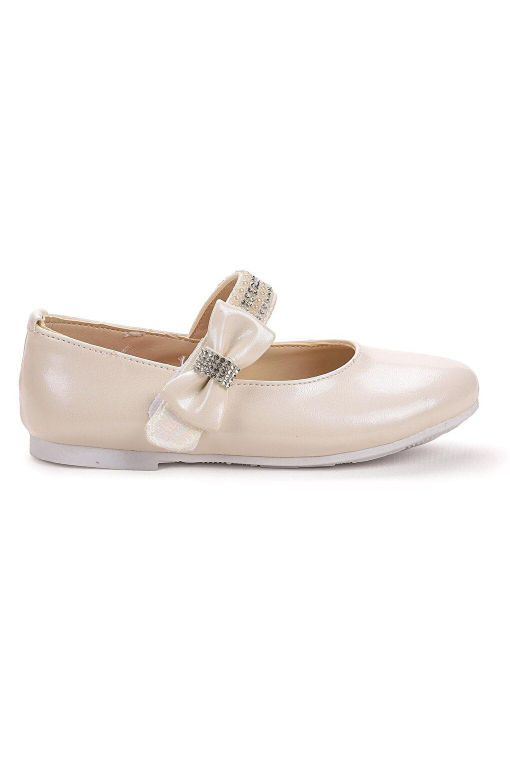 Velcro Girls Stone Ballerina Shoes 252 Volume