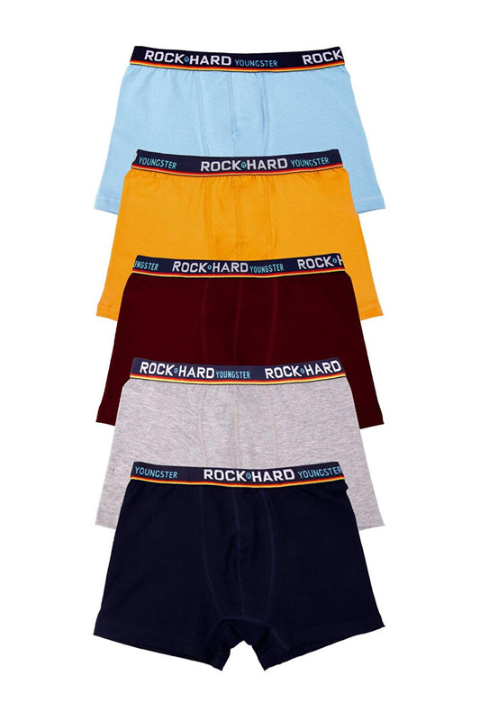 Boy's Cotton Lycra Boxer Pack of 5