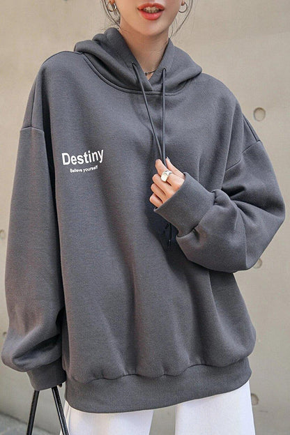 Destıny GRAY DESIGN Printed Sweatshirt GRAY