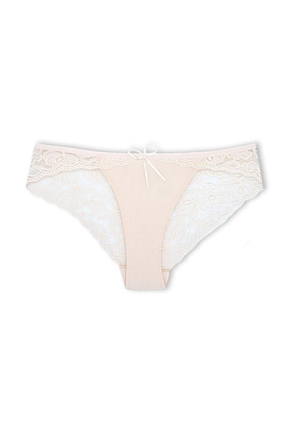 Lace Front Cotton Panties