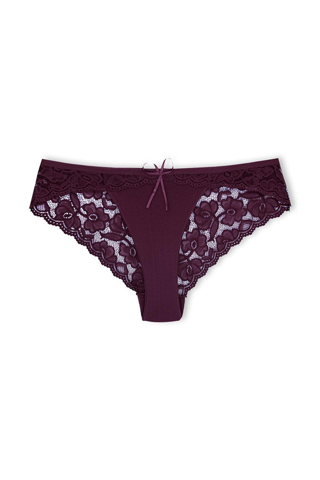 Lace Front Cotton Panties