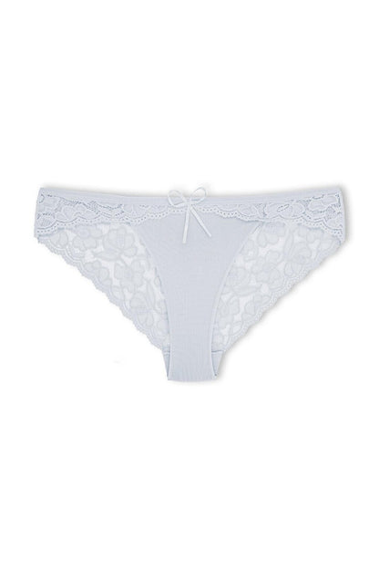 Lace Front Cotton Panties