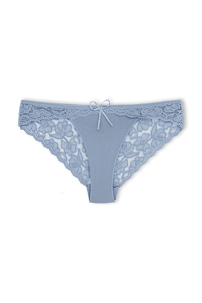 Lace Front Cotton Panties