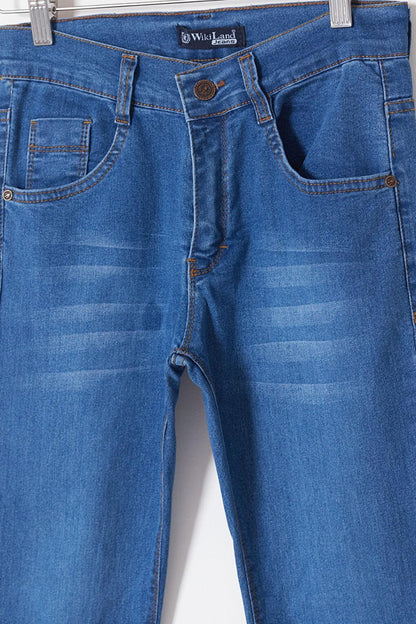 Boy's Frayed Jean Trousers 12-17 Years 13783