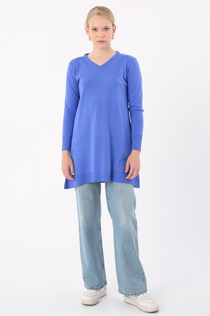 Parliament V-Neck Knitwear Tunic