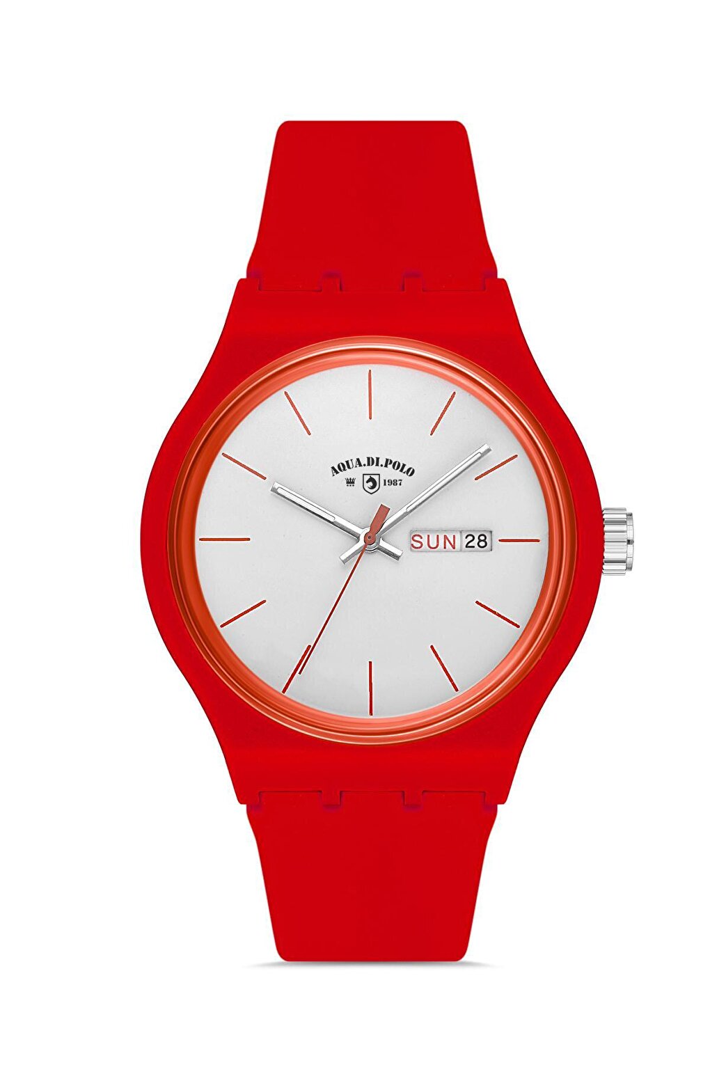 APWR031805 Red Unisex Silicone Wristwatch