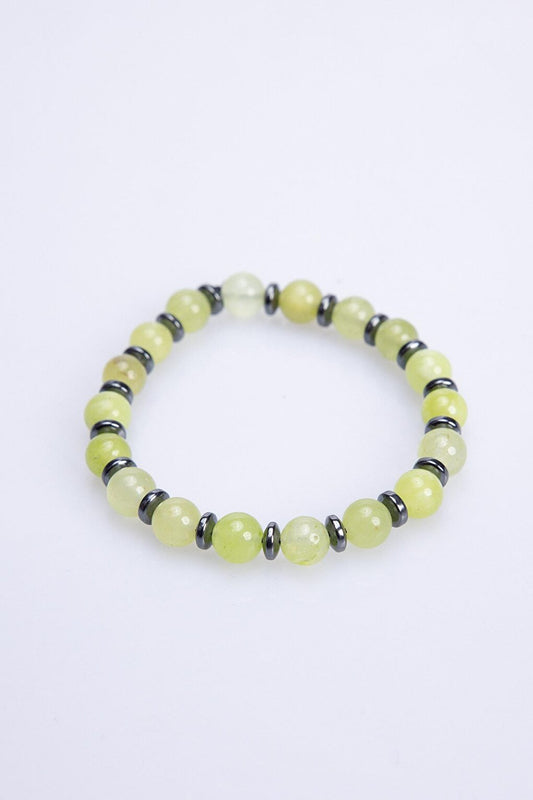 Natural Stone Khaki UniSex Bracelet