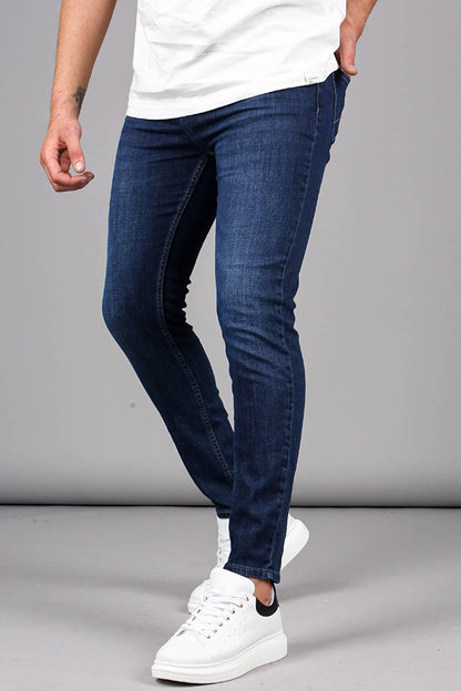 Blue Washed Skinny Fit Men's Jean 6334