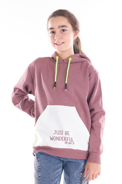 Girl's Hooded Sweatshirt 14164