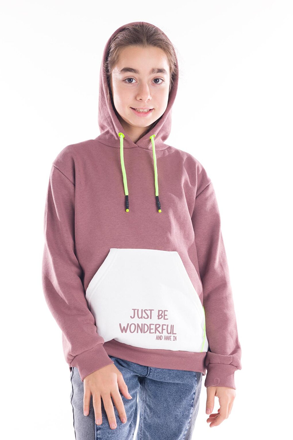 Girl's Hooded Sweatshirt 14164