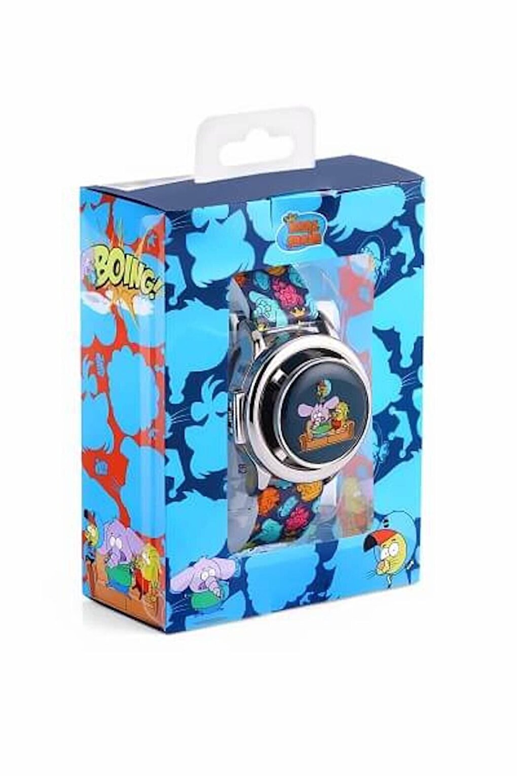 MiniFlak Licensed Kral Şakir KS5032-2 Digital Blue Boy's Wristwatch