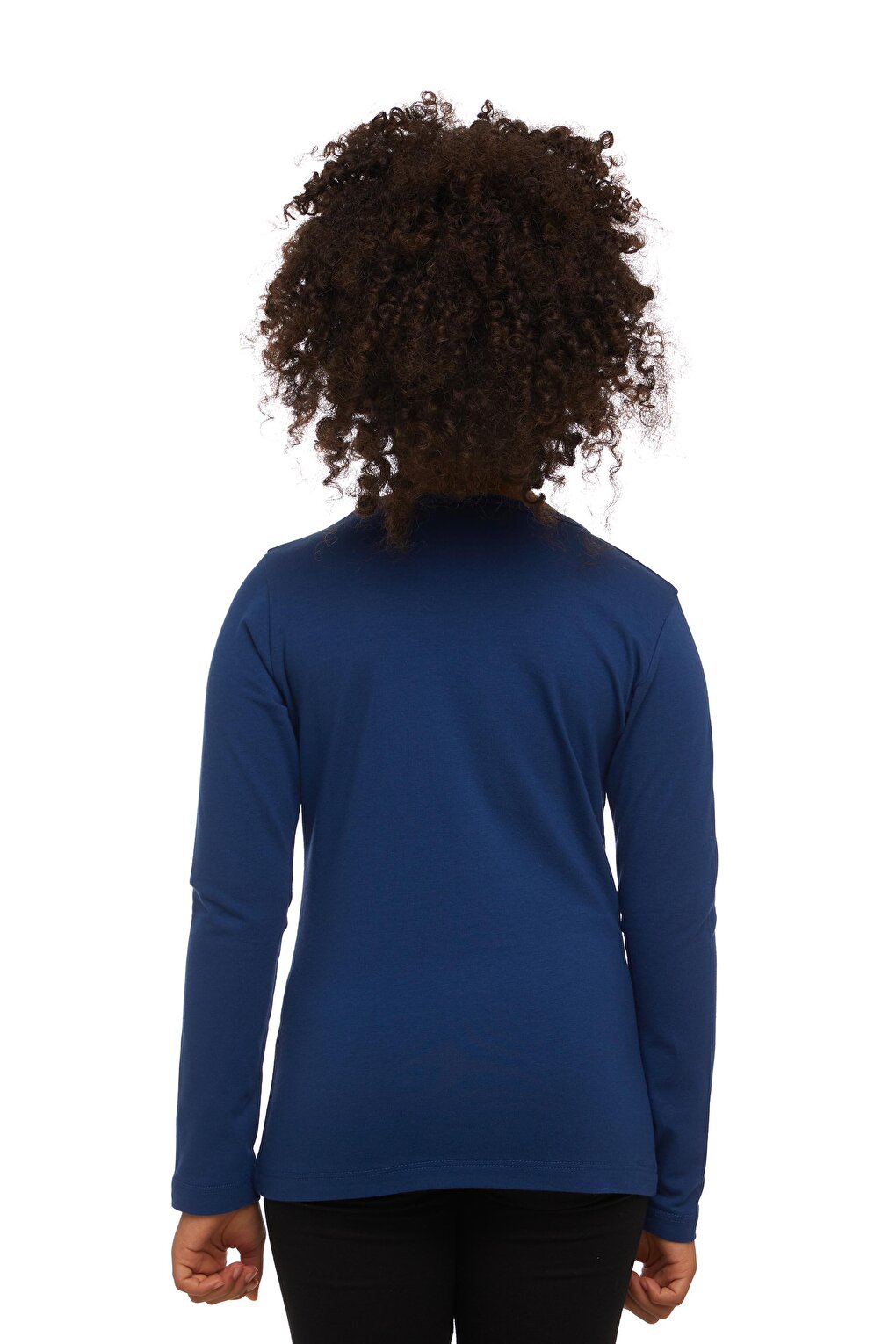 Indigo Girl's Plain Printed Lycra Long Sleeve T-Shirt