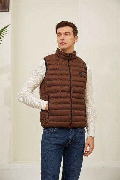 Seasonal Inflatable Vest Brown