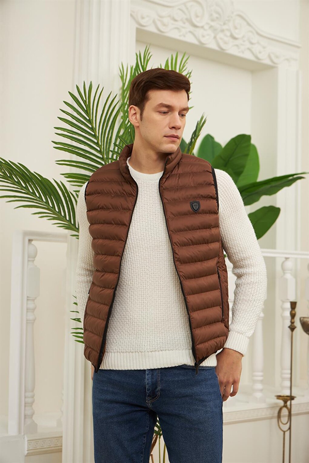 Seasonal Inflatable Vest Brown