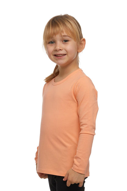 Apricot Girl Plain Basic Lycra Long Sleeve T-Shirt