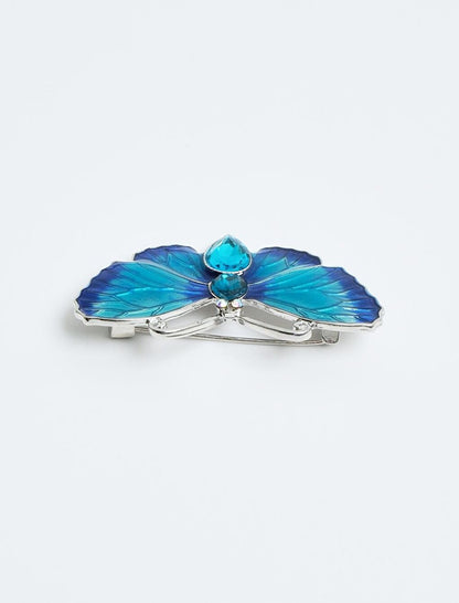 Blue Stone Butterfly Figure Brooch