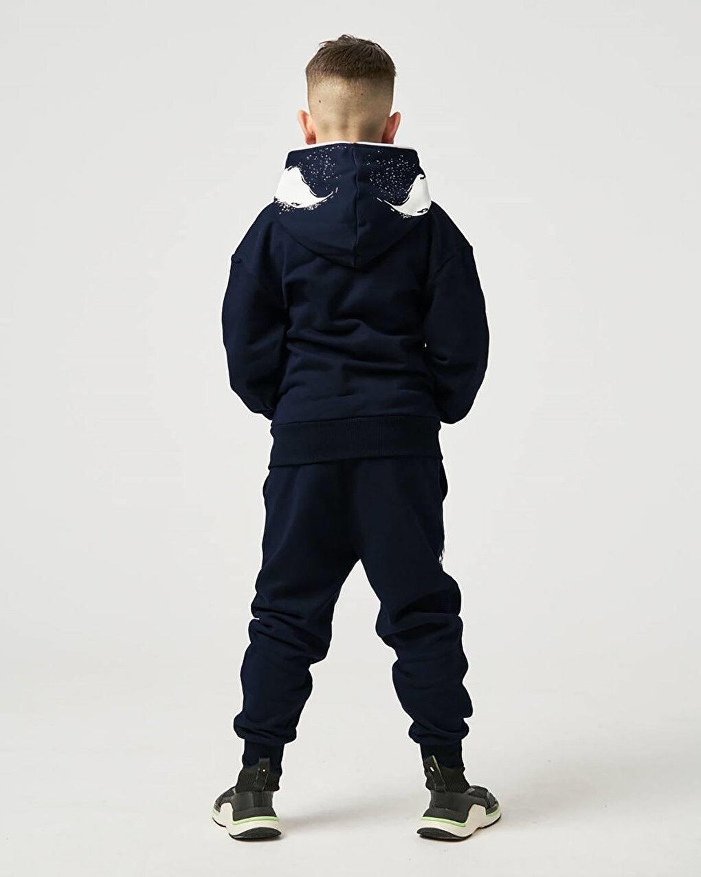 Boy's Zippered Thick Tracksuit Set