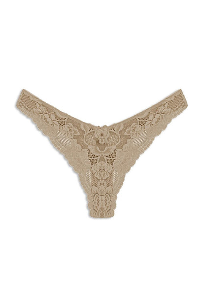 Lace High Waist Women's Thong Panties