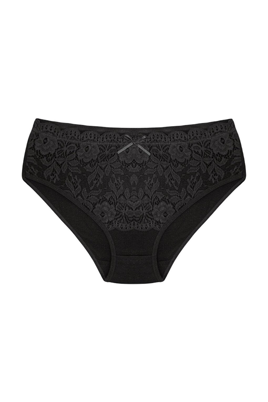 Cotton Front Waist Lace Detail Women's Panties 9-Piece