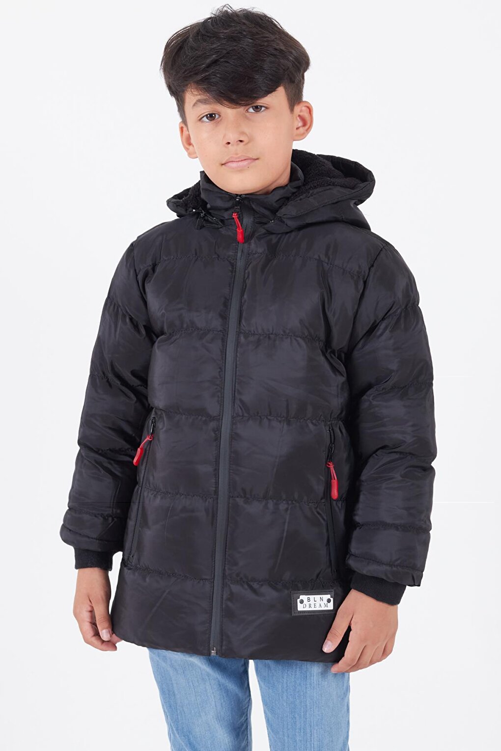 Boy's Coat BLN Dream Printed Hooded Puffer Coat 14541