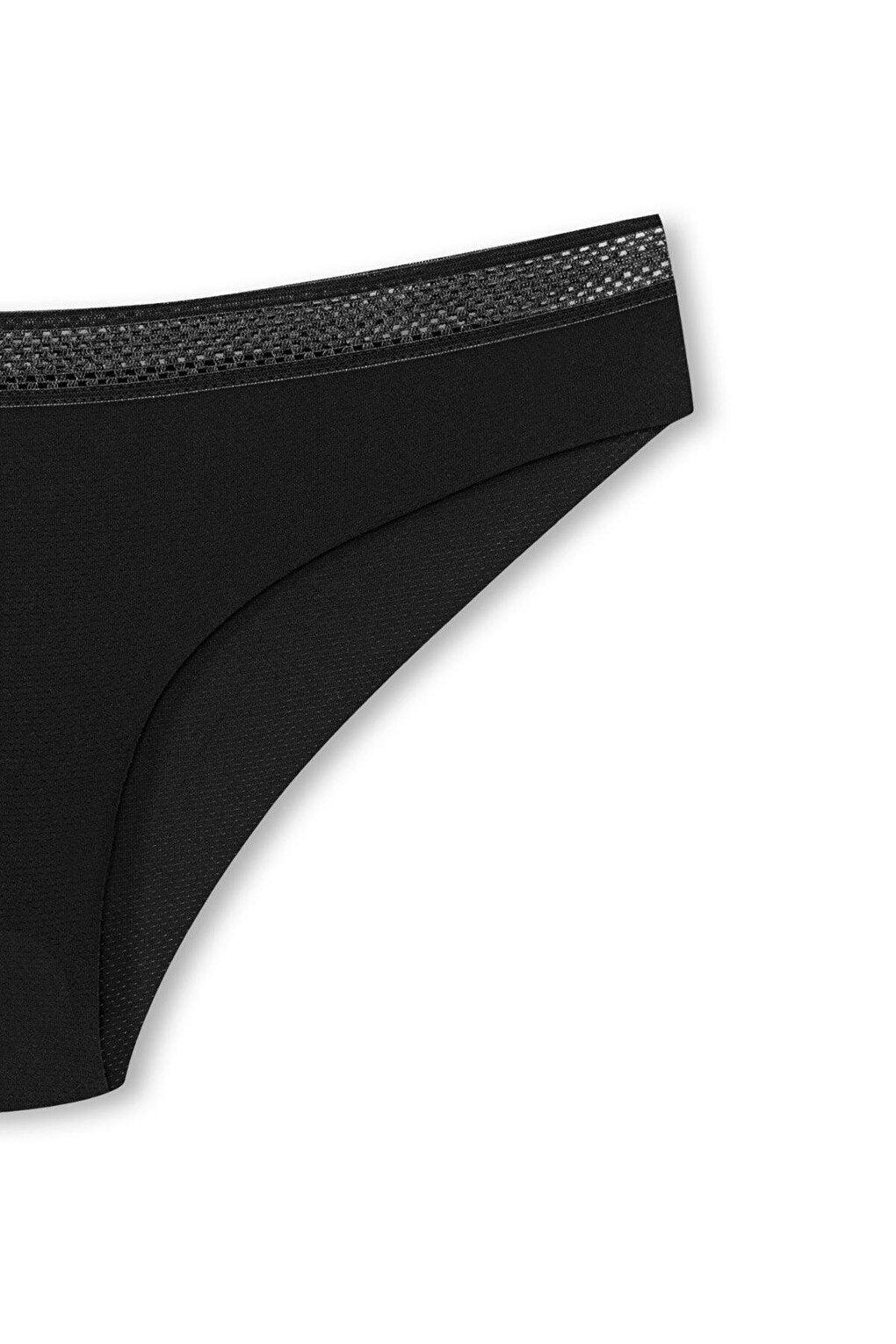 Interlock Laser Cut Honeycomb Rubber Slip Women's Panties