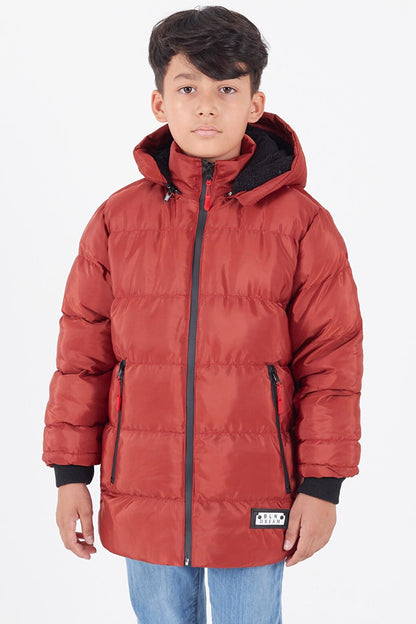 Boy's Coat BLN Dream Printed Hooded Puffer Coat 14541