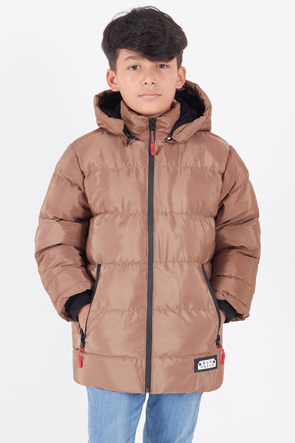 Boy's Coat BLN Dream Printed Hooded Puffer Coat 14541