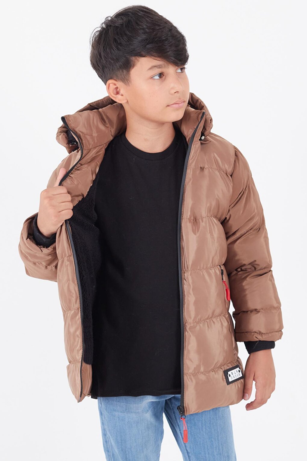 Boy's Coat BLN Dream Printed Hooded Puffer Coat 14541