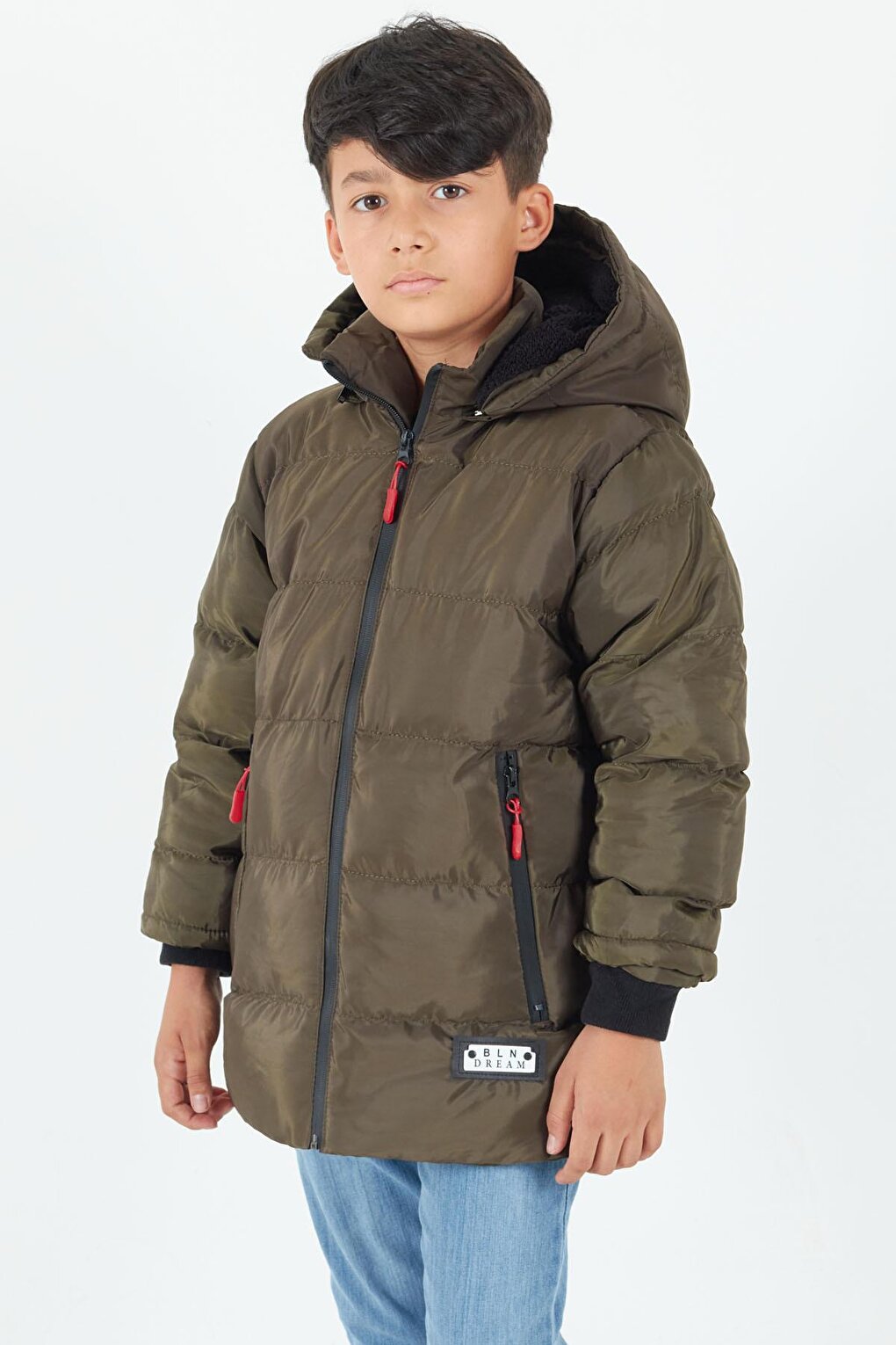 Boy's Coat BLN Dream Printed Hooded Puffer Coat 14541