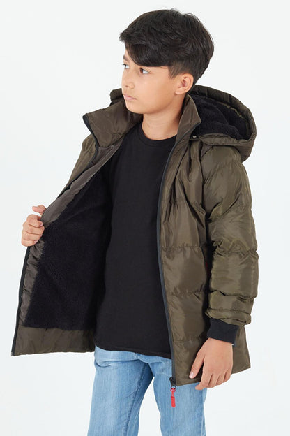 Boy's Coat BLN Dream Printed Hooded Puffer Coat 14541