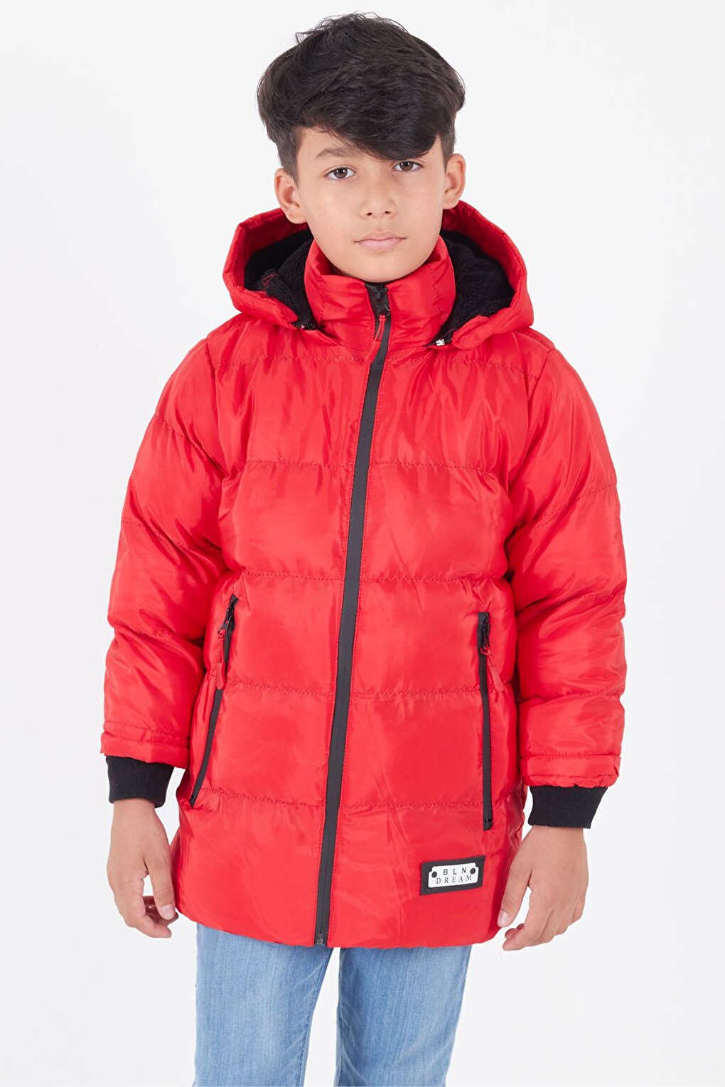 Boy's Coat BLN Dream Printed Hooded Puffer Coat 14541