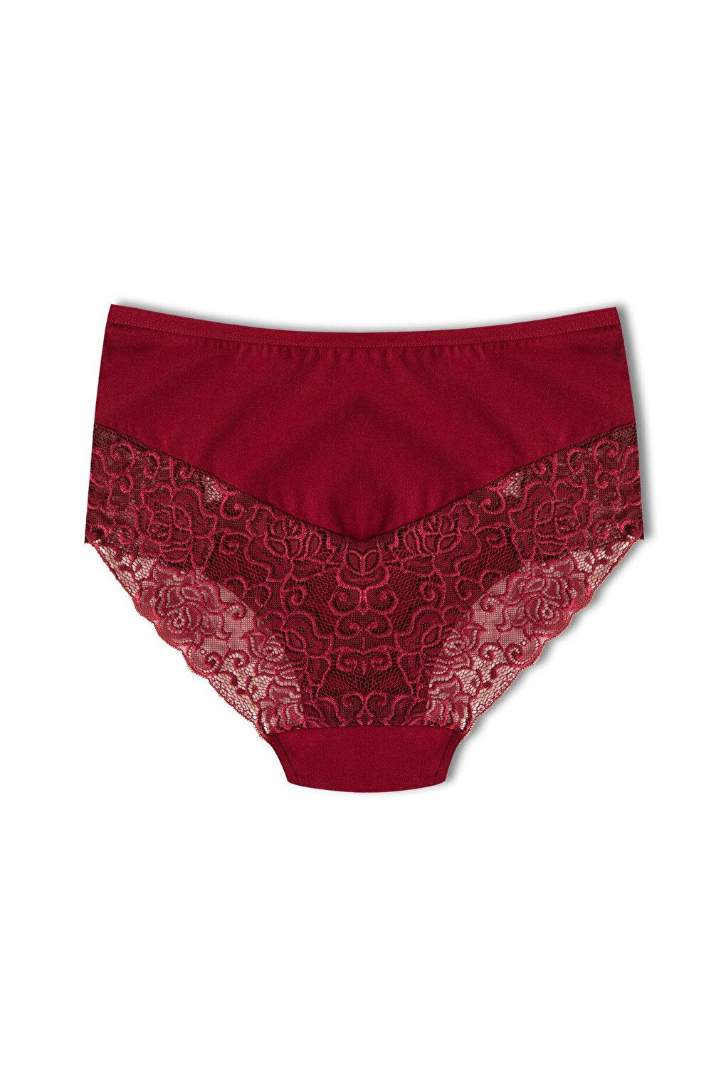 Cotton High Waist Plus Size Lace Women's Panties