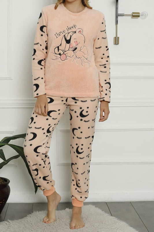 Women's Plush Pajama Set Welsoft