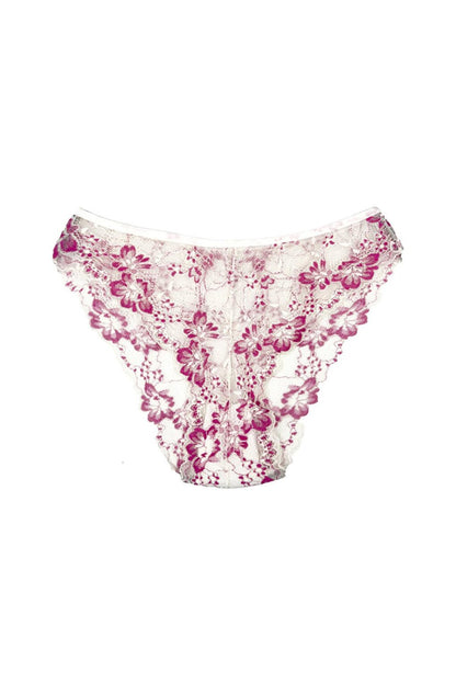 Double Color Lace High Waist Women's Panties 5-Piece