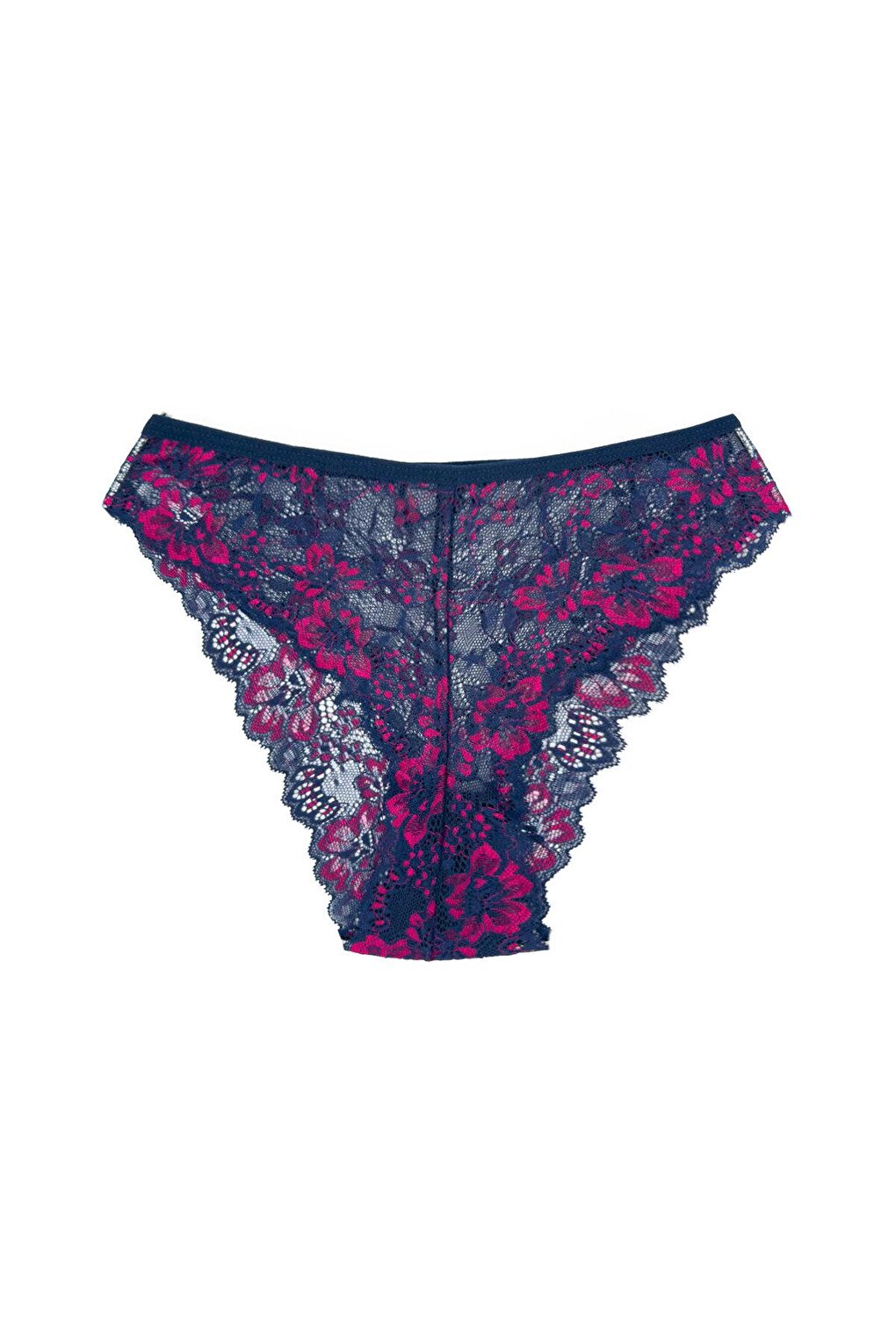 Double Color Lace High Waist Women's Panties 3-Piece