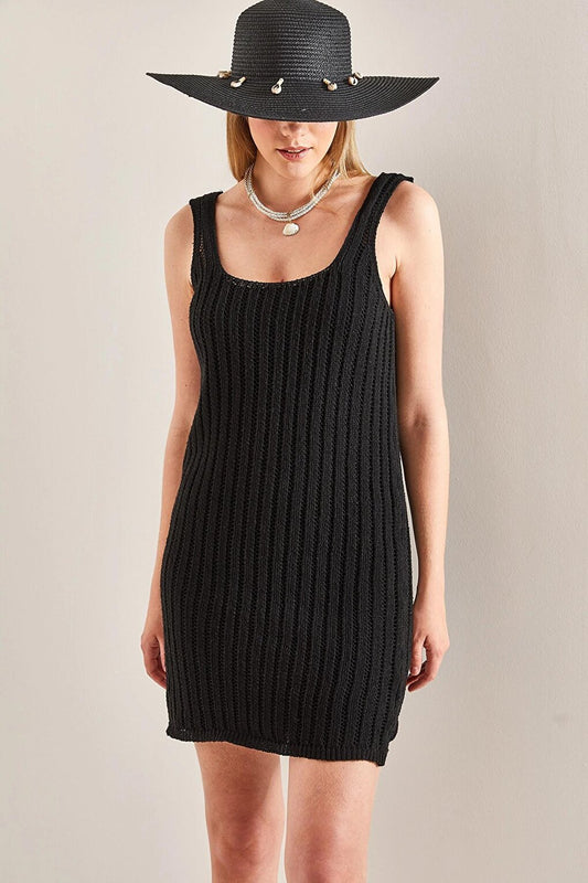 Women's Patterned Knitwear Dress